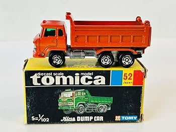 Amazon | トミカ 日野 ダンプカー オレンジ 日本製 | ミニカー・ダイ